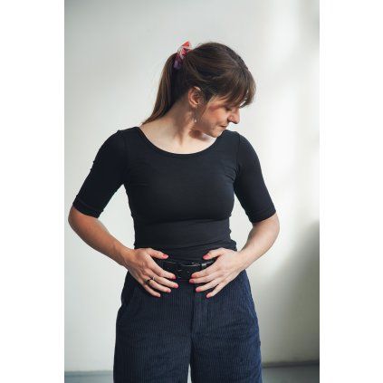 Tričko Minile Siluet Black