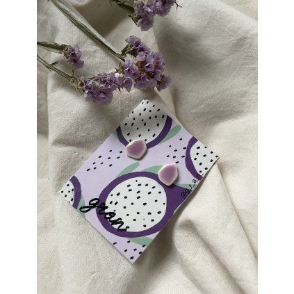 Náušnice No-Ni Ateliér Gemstone více barev