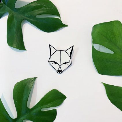 10b origami liška hlava