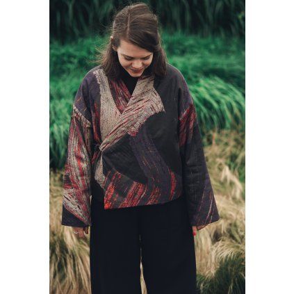 Bunda oboustranná Minile Kimono Canvas