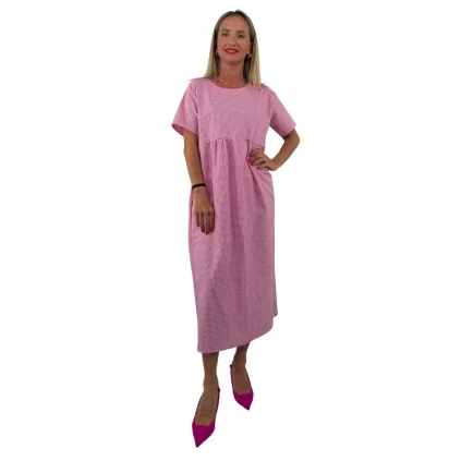 Šaty KaDu Country Mini Růžové