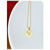 round fox necklace