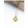 triangle necklace with bees