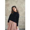 Mikina Minile Crop Black