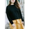 Mikina Minile Crop Black