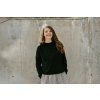 Mikina Minile Crop Black