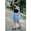 Tílko Minile Crop-top Black