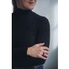 Tričko Minile Roll Long Black