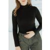 Tričko Minile Roll Long Black