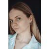 Náušnice Monika Tomulcová Lamellae IX