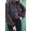 Mikina Minile Fluff Dark Brown