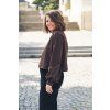 Mikina Minile Fluff Dark Brown