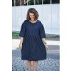 Šaty Minile Parade Zip Tencel Denim