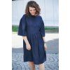 Šaty Minile Parade Zip Tencel Denim