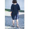 Šaty Minile Parade Zip Tencel Denim