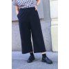 Kalhoty Minile Culottes Poplin Black