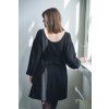Šaty Minile Simple Puff Muslin Black