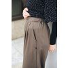 Kalhoty Minile Palazzo Tencel Brown