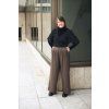Kalhoty Minile Palazzo Tencel Brown