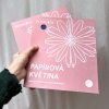 Papírová květina Papirueta Starorůžová