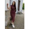 Šaty Kyšky Lišky Grace Burgundy