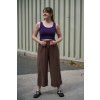 Tílko Minile Crop-top Oboustranné Purple