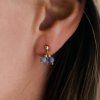 Tanzanite Blossom nausnice