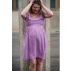 Šaty Minile Simple Short Lilac