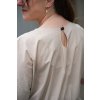 Šaty Minile Wide Poplin Nude