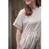 Šaty Minile Wide Poplin Nude