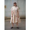 Šaty Minile Wide Poplin Nude
