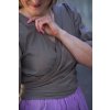 Halenka Minile Wrap Poplin Taupe