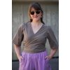 Halenka Minile Wrap Poplin Taupe