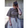 Halenka Minile Wrap Poplin Taupe