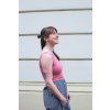 Tílko Minile Crop-top Oboustranné Blush